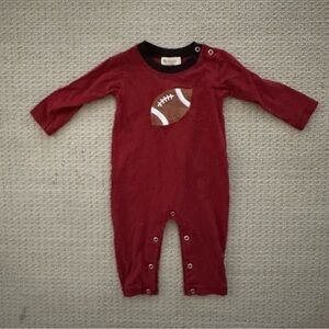 Baby Luigi Football Romper Baby Bodysuit Sz 12mo Gameday